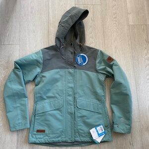 NEW! Columbia Cypress Crossing ~ WATERPROOF ~ Hooded Jacket Omni Tech Women's M